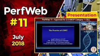 The Practice of Continuous Renal Replacement Therapy (CRRT) in the Critical Care Unit