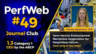 Journal Club — Veno-Venous Extracorporeal Membrane Oxygenation for Respiratory Failure.