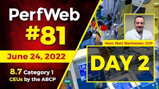 PerfWeb 81 - New Technology: ECMO With the Spectrum System — Day 2